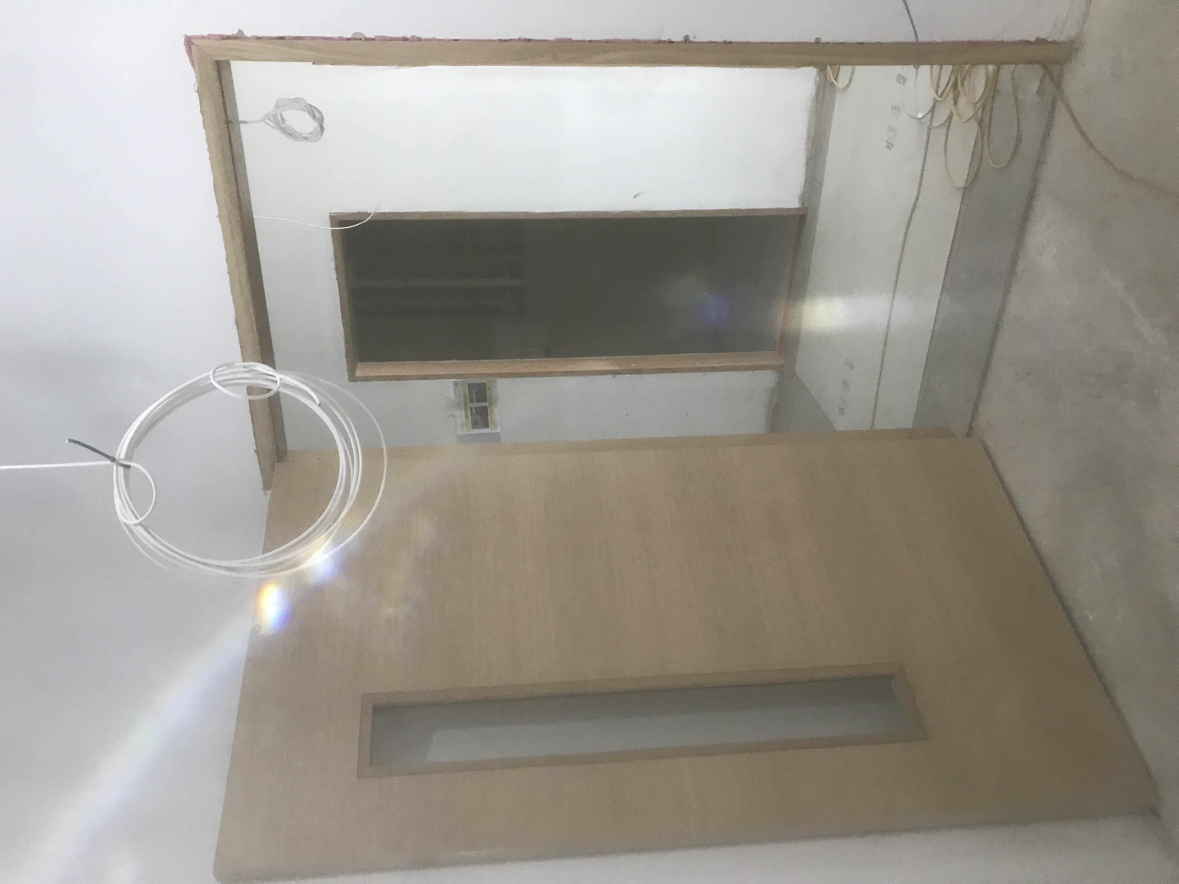 Internal door and door frame fitting